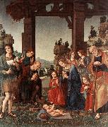 LORENZO DI CREDI Adoration of the Shepherds sf painting